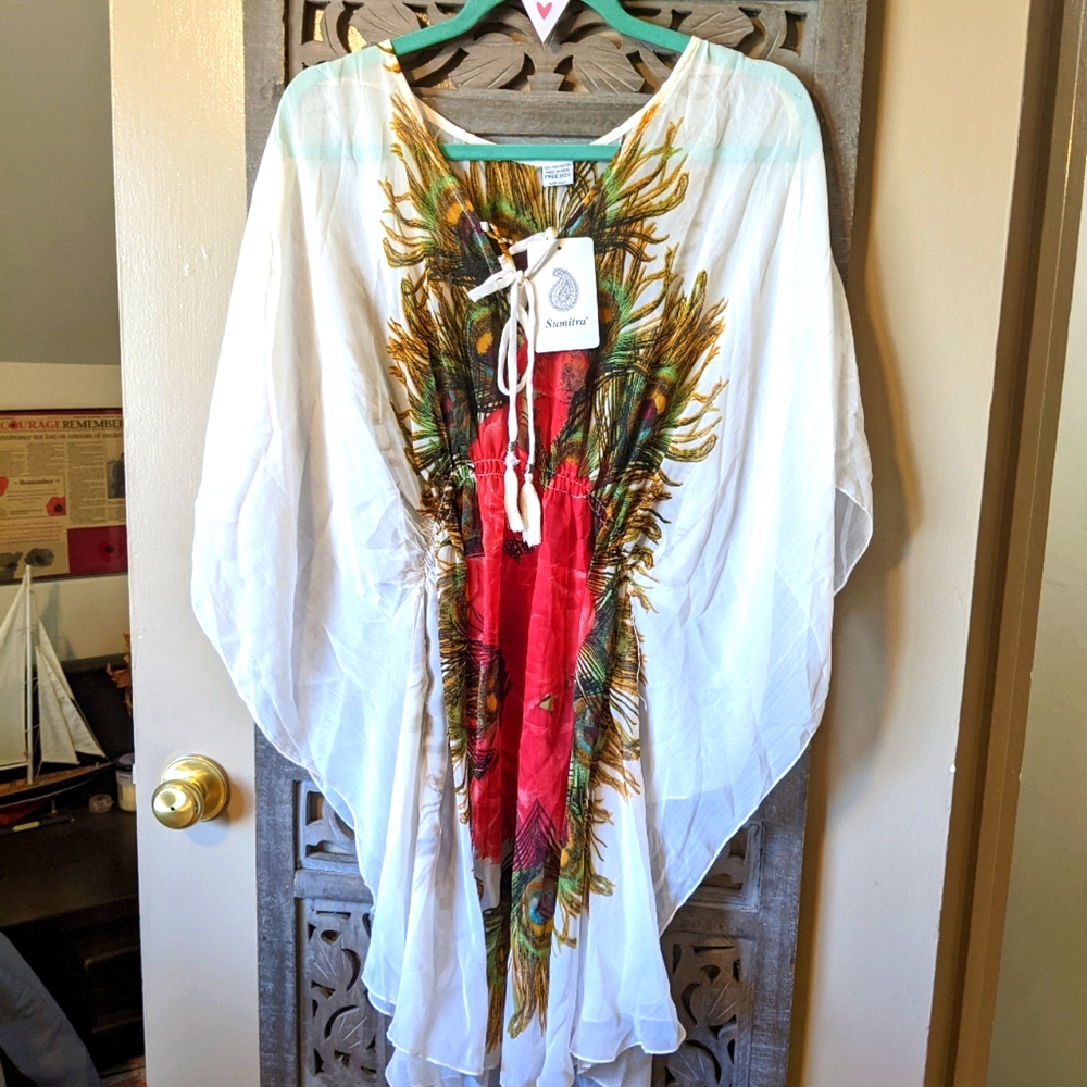 Gorgeous New Beach Coverup 🦚